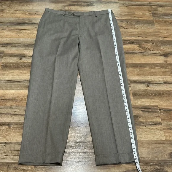 LORO PIANA MENS DRESS TROUSER PANTS 100 % WOOL Sz 38R - Picture 3 of 11